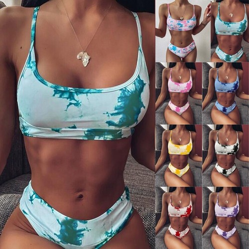 Ensemble Bikini Soutien-gorge Rembourré Push-up Taille L - Neuf Sans étiquette - Bleu