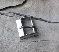 Swiss Real Tropic 14mm vintage watch steel watchband buckle ACIER 1960s/70s NOS