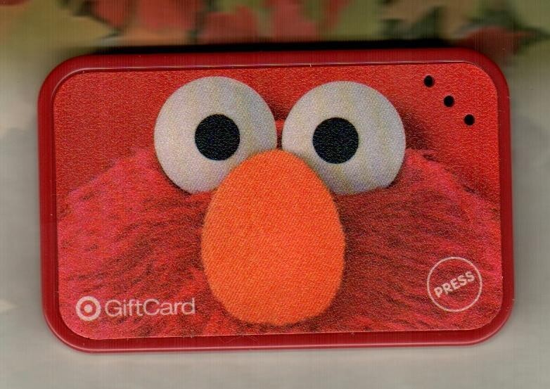 TARGET Elmo, Sesame Street ( 2006 ) Gift Card ( $0 ) | eBay