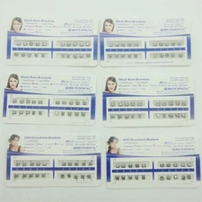20Pks Dental Orthodontic Brackets Brace Mini Standard Edgewise Roth MBT 018 022