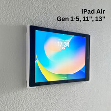 Sleek, Hidden iPad Air Wall Mount ipad air gen 1-5, 11", 13" 
