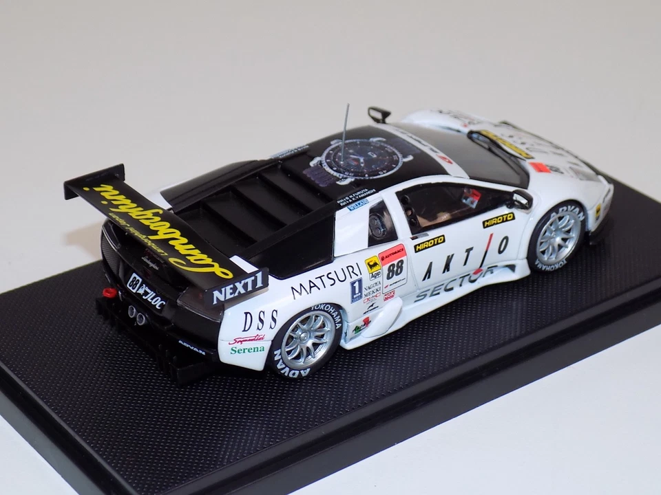 Coche 1/43 Ebbro Lamborghini Murcielago RG-1 Super GT 500 #88 de 2005 #772 Foto 2 de 3