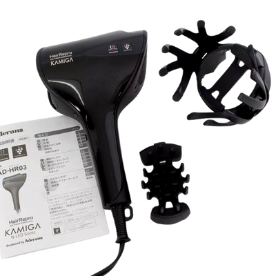 Aderans Kamiga AD-HR03 Sculpture Hair Dryer Midnight Black