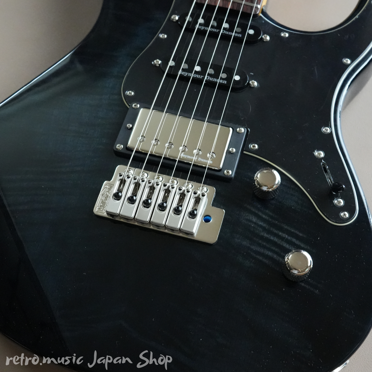 Yamaha Pacifica PAC612VIIFM TBL Translucent Black Flame Maple