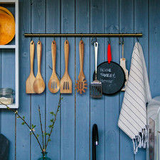 Acacia Wooden Spoons for Cooking: 5-Piece Kitchen  Cooking Utensils Set - Wo...