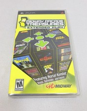 Midway Arcade Treasures Extended Play PSP New Sealed *SMALL TEAR/WEAR See Photo