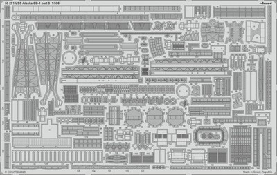 USS ALASKA CB-1 PART 3 1:350 - HOBBY BOSS - Eduard 53291