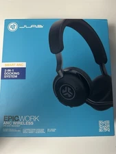 JLab Epic Work ANC Wireless Headset – 90+ Hr Battery, Open Box