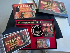 Bob Dylan Rough & Rowdy Ways 2025 Tour VIP Collector's Memorabilia Box & Bag