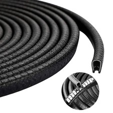 32ft U-shape Car Door Edge Guard Molding Trim Rubber Edge Strip Seal Protector