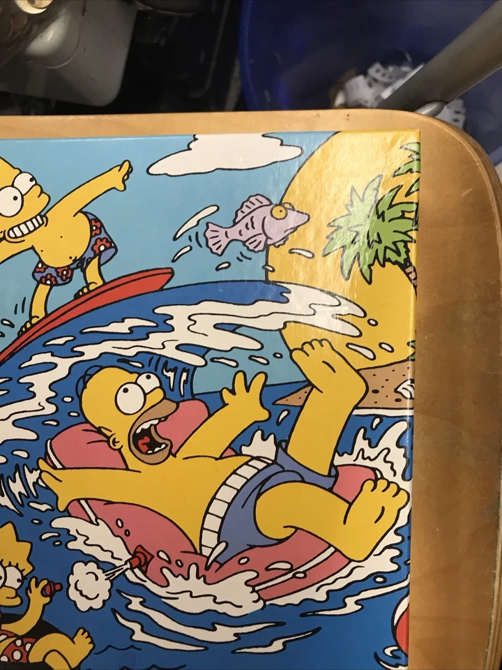 puzzle the simpson 500 pieces complement neuf 1993 nathan avec poster - Photo 3/4