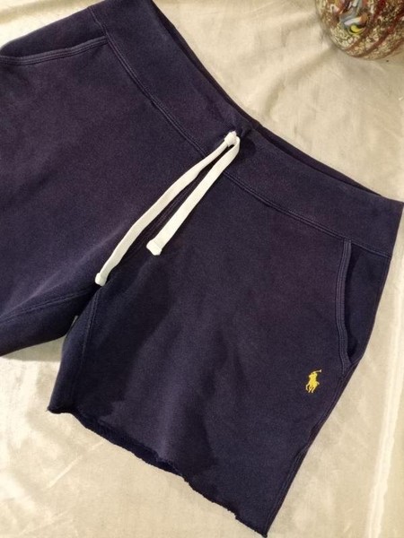Men Polo Ralph Lauren Shorts Navy Cotton 33 #CHU0
