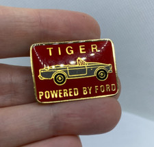 Vintage Sunbeam Tiger Pin Red Enamel Powered by Ford Rare HTF