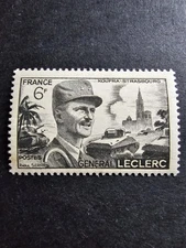 France Stamp The Death Of General Leclerc No. 815 New ** Luxury Mnh 1948