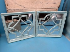 2 Decorative Square Wall Accent Mirrors