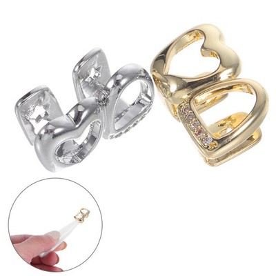 2 Pcs Sternzahn-grills Glänzendes Zahngrill Zahnschmuck Steinchen Zähne Juwelen