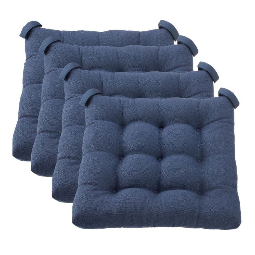 Seat Cushion Set Of 4 For Dining Room Office 15.5 X 16