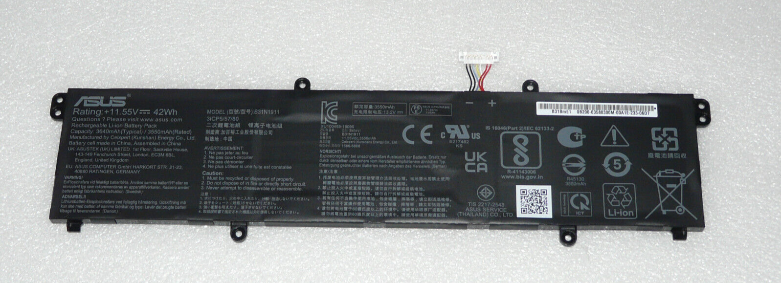 New Genuine Asus VivoBook 14/15/17 A413 D413 F413 K413 Battery B31N1911 C31N1911