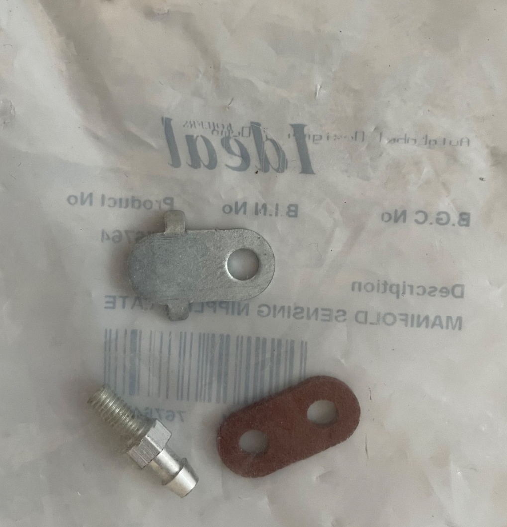 Ideal Manifold Sensing Nipple Plate Kit 176764 BNIP Genuine