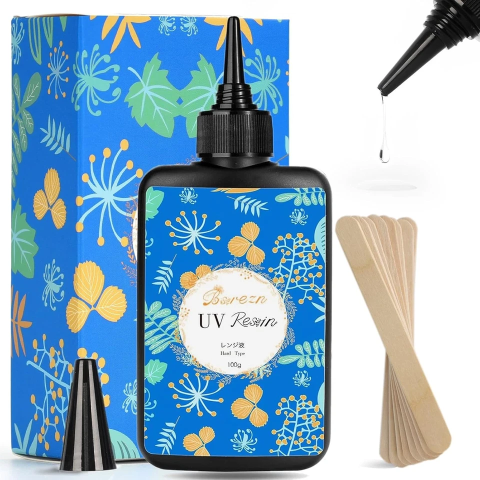 UV Harz Kit transparent 100g für Schmuck Dekorationen und Modellbau - Bild 3 von 4