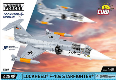 german Marine Lockheed F-104 Starfighter COBI 5907  scale 1/48 new set