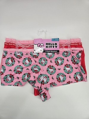 Hello Kitty Christmas Boyshort 3 pack Panties Size XLNEW 