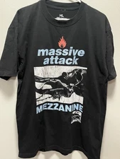 Men’s Size XL Massive Attack Mezzanine European Concert Tour T Shirt, USA Made