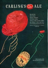 Magazine Ad - 1947 - Carling's Red Cap Ale