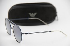 NEW EMPORIO ARMANI EA 2078 3253/1G MATTE BLACK AUTHENTIC SUNGLASSES 50-19