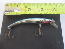 RARE O.S.P #106F BENT MINNOW DEEP RUNNER NMT COND. 4.2" PAINTED EYES AND GILS.
