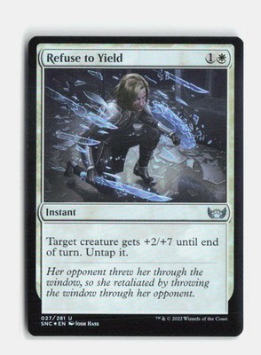 Refuse to Yield 27 Foil Streets of New Capenna MTG NM