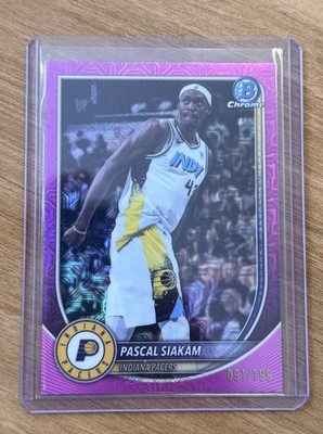 2025-26 Bowman Chrome Pascal Siakam Pink /199
