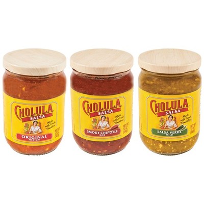 Cholula Salsa Variety Pack (Original, Smoky Chipotle, and 36 Ounce 
