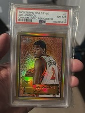 2005-06 Topps 52 Style Joe Johnson Gold Refractor #’d 23/25