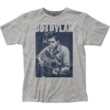 Bob Dylan harmonica tee, men's sport grey band shirt, classic rock music t-shirt