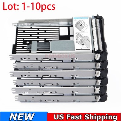 Lot 2.5'' to 3.5'' Drive Tray Caddy Adapter For Dell R510 R710 R720XD R330 T430
