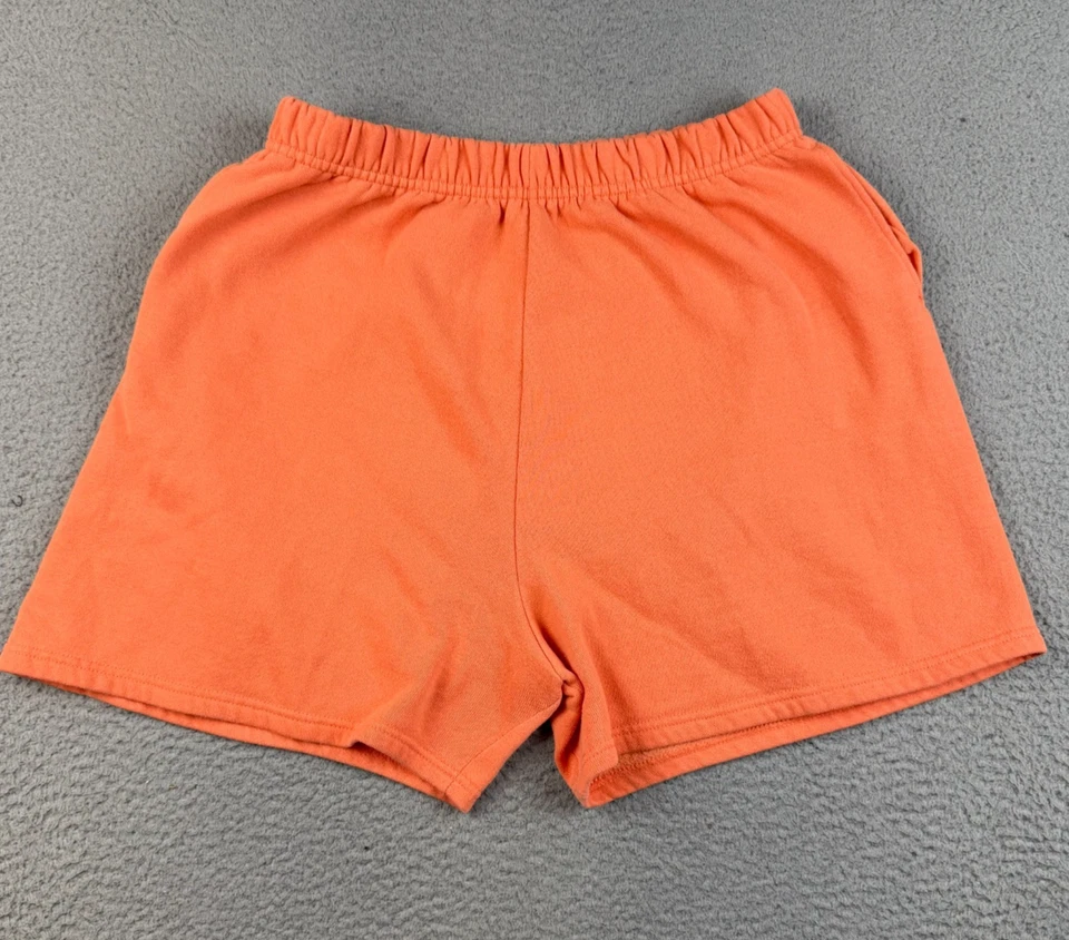 DE COLECCIÓN LEE Pantalones Cortos Sudadera Naranja Extra Grande Hecho en EE. UU. Mezcla de Algodón Cintura Elástica Foto 2 de 4
