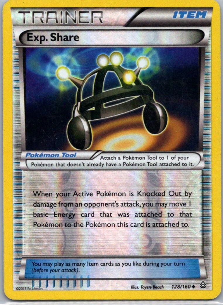 Pokemon TCG Exp Share 128/160 Primal Clash Rev Holo LP