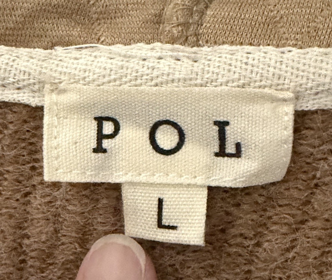 POL Hooded Patchwork Jacket Women’s Large - image 7