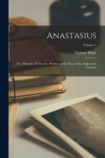 Thomas Hope Anastasius (Taschenbuch) (US IMPO...