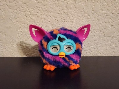 Furby Boom Furblings 2013 Stripes Orange Pink Purple Hasbro Toy Tested Working
