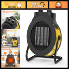 1500W Electric Space Heater, 90° Adjustable Angle, Overheat Protection, Indoor/O