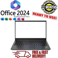 Lenovo ThinkPad E14 Gen 2 Win 10 Office i3 8GB 256GB SSD Cheap Fast VAT Laptop
