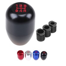 For Honda Acura M10x 1.5 Heavy Weighted 5-speed Manual Black Red Shift Knob New.