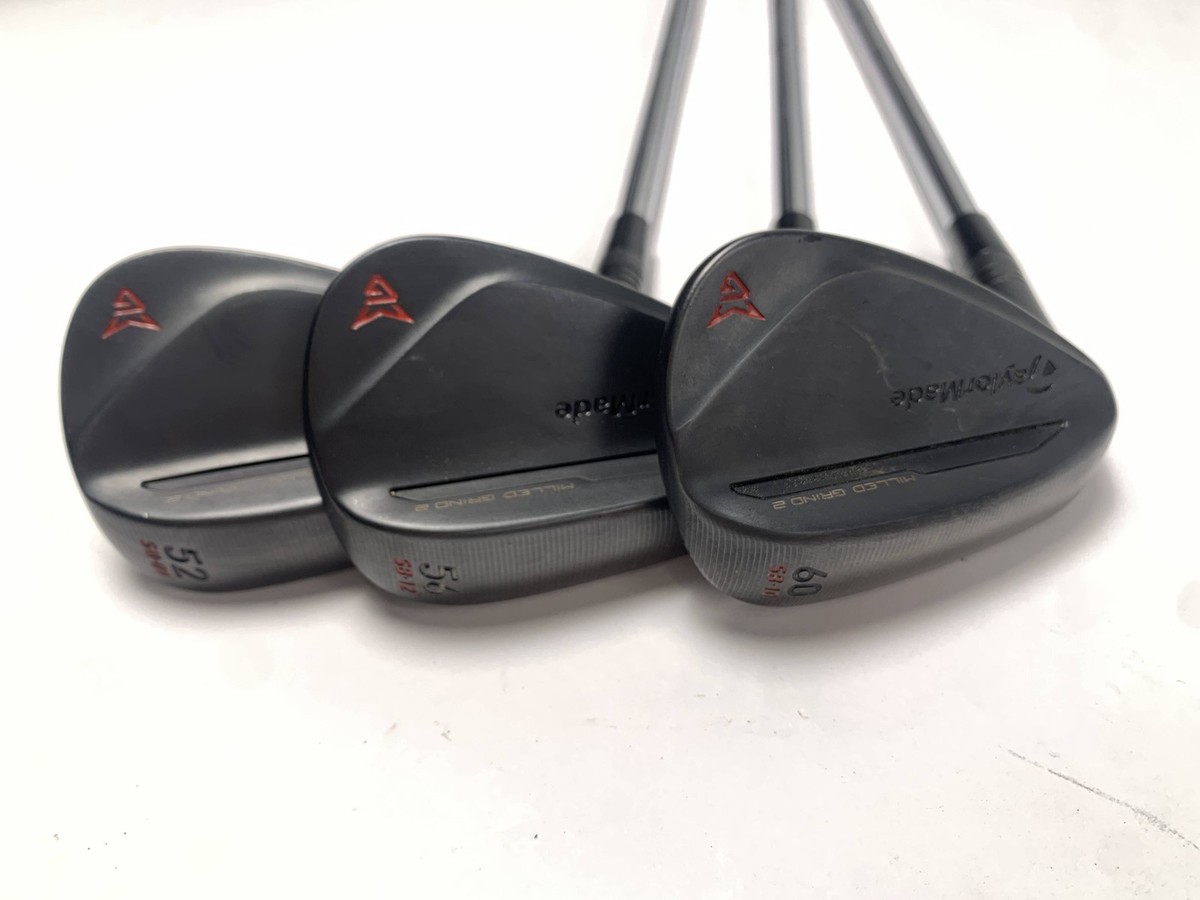 TaylorMade Milled Grind 2 Black Wedge Set 52* 9 | 56* 12