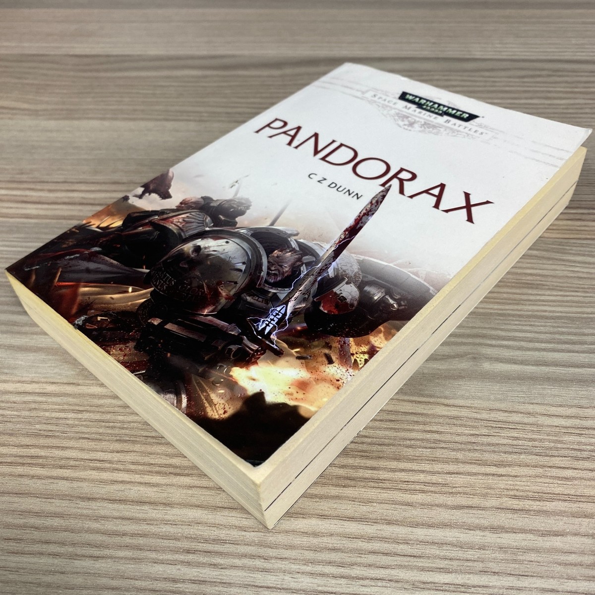 PANDORAX SPACE MARINE BATTLE NOVEL BOOK WARHAMMER 40K 2014 GREY