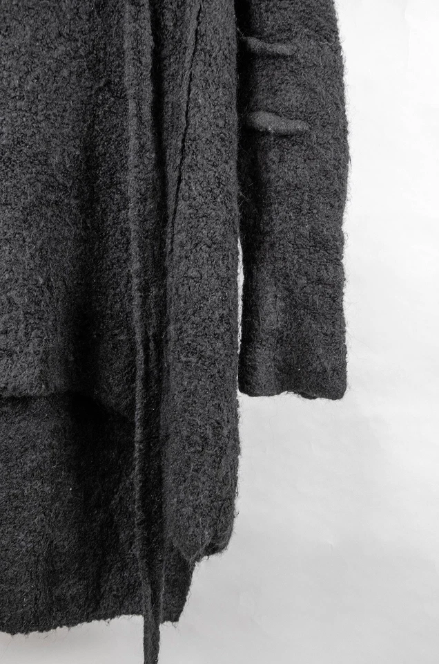 DEMOBEZA Abrigo Suéter Largo Avanzado Lana Merino Alpaca - Cuello Alto Foto 4 de 4