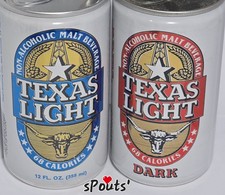 TEXAS LONGHORN STAR BLEU CLAIR ROUGE FONCÉ EXPORT NA CANETTES DE BIÈRE PERLE SAN ANTONIO JB