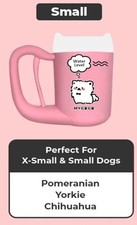 Limpiador de patas de perro lavadora para razas de perros pequeños rosa automático My GoGo ¡NUEVO!
