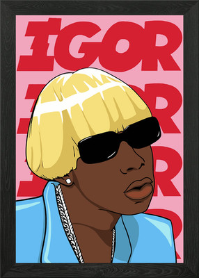 Igor Album Cover Kunst Illustration Gerahmtes Wandbild Poster Leinwanddruck Bild